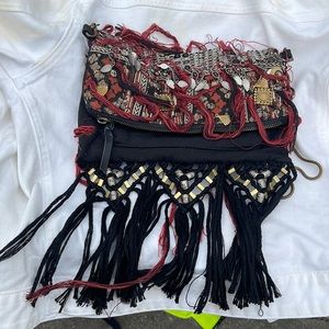 Free people boho crossbody bag